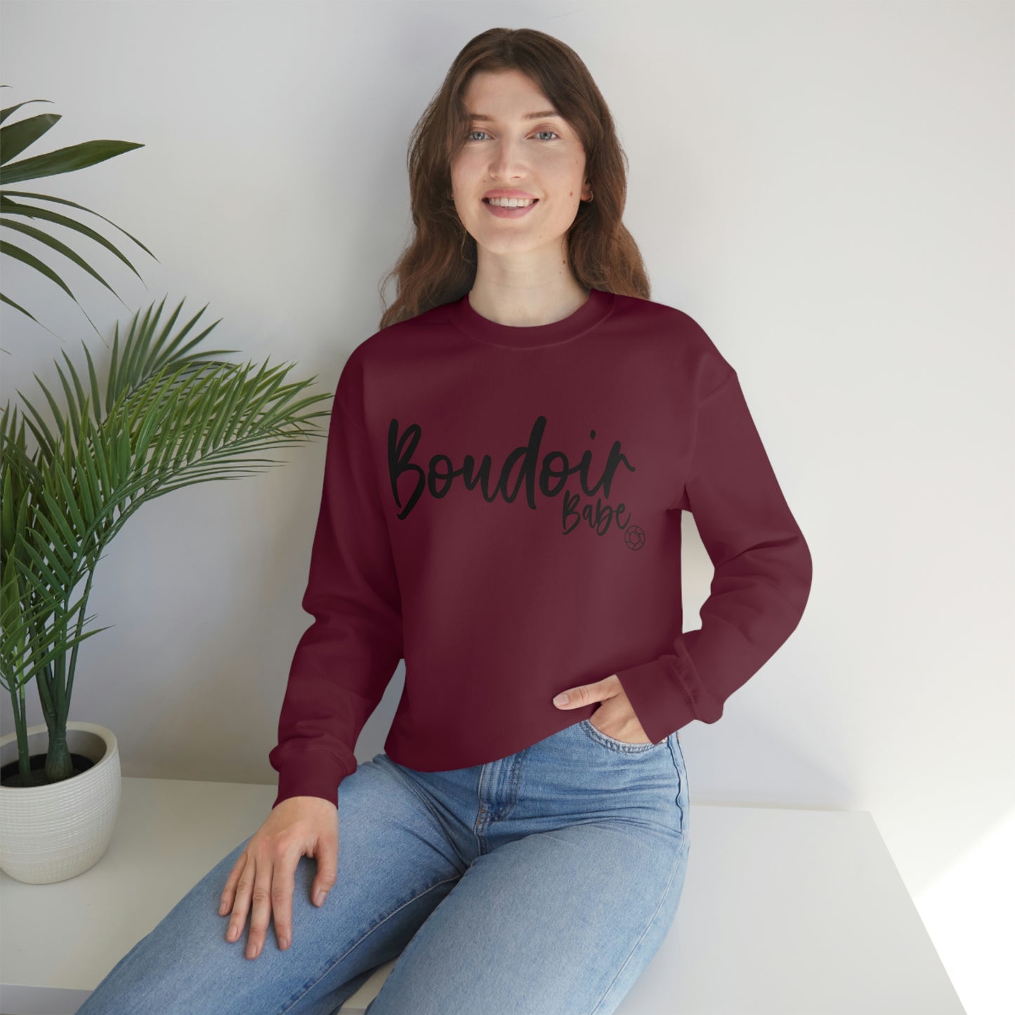 Boudoir Babe - Heavy Blend™ Crewneck Sweatshirt