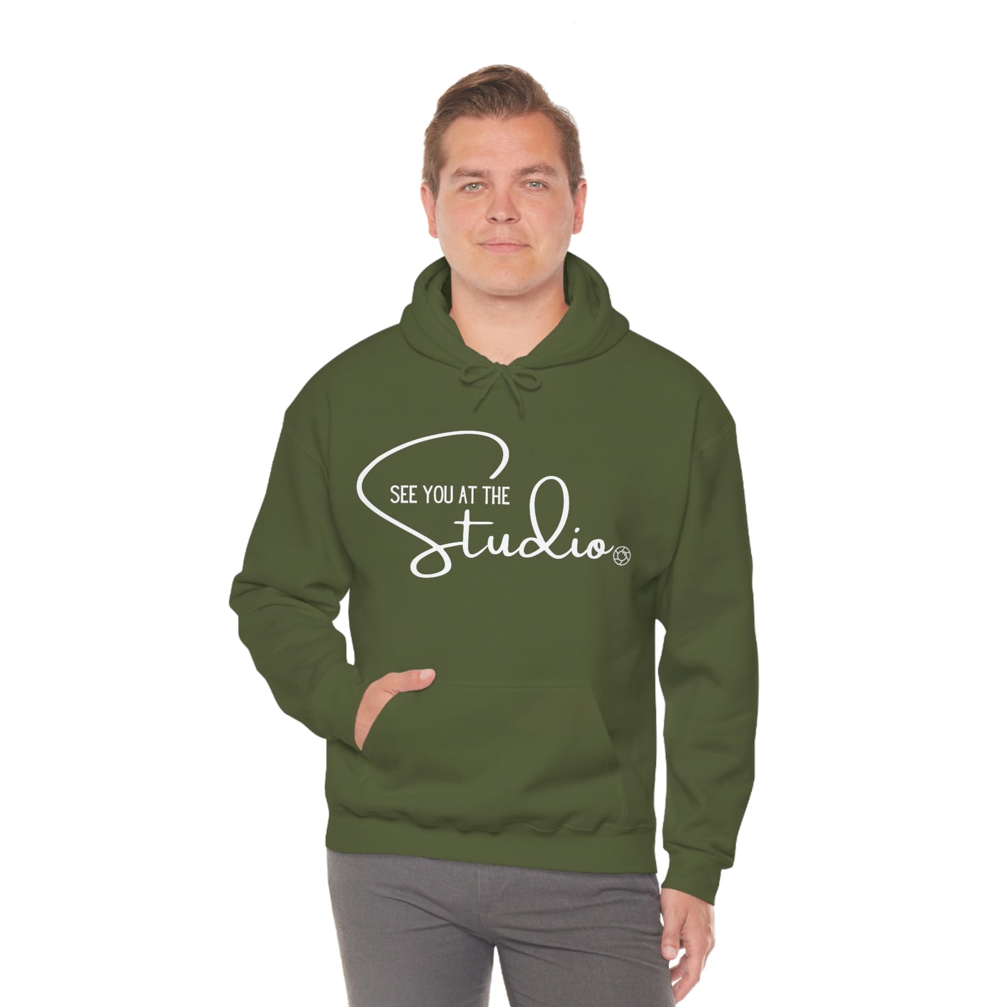 See you at the Studio - Heavy Blend™ Hooded Sweatshirt